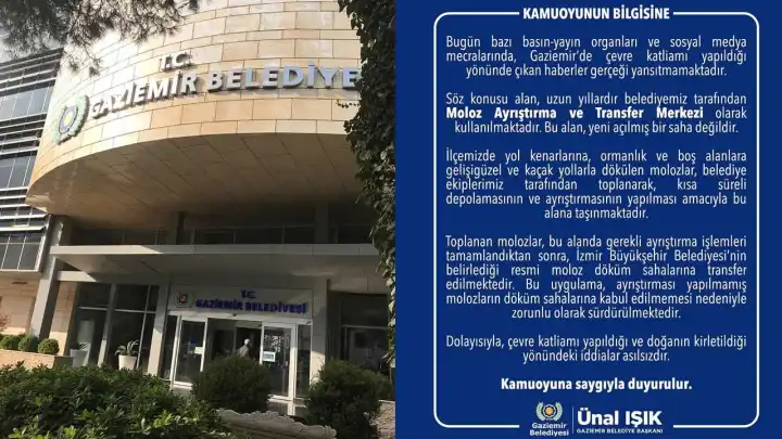Gaziemir’den çevre katliamı iddialarına yanıt: Alan yeni değil