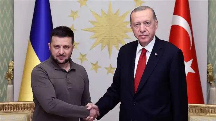 Cumhurbaşkanı Erdoğan Volodimir Zelenski ile görüştü