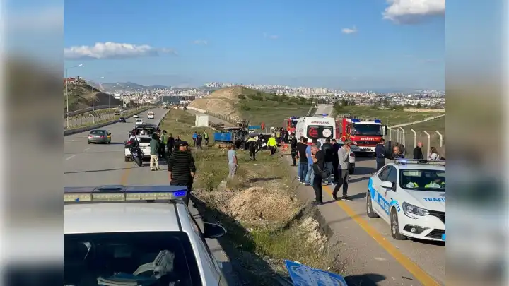 Başkent'teki kaza anne - oğulu birbirinden ayırdı