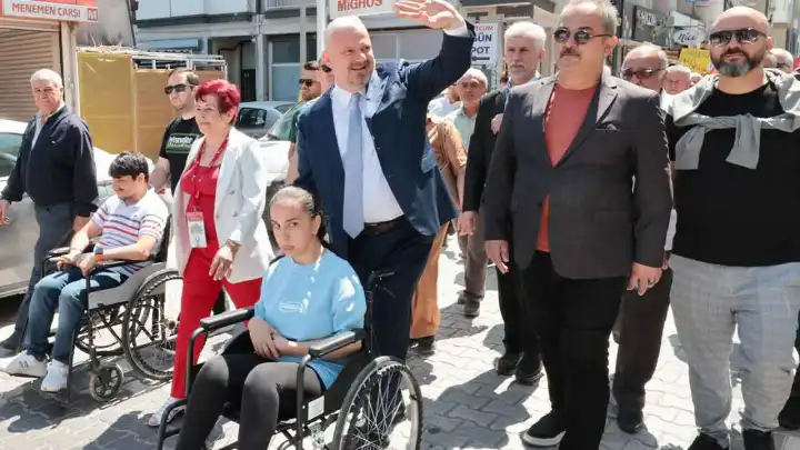 Menemen’de Engelliler Haftası’na özel anlamlı buluşma