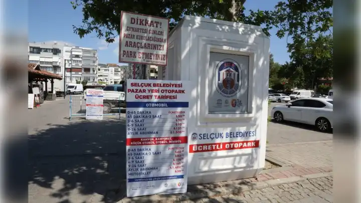 Efes'te 45 dakika ücretsiz otopark