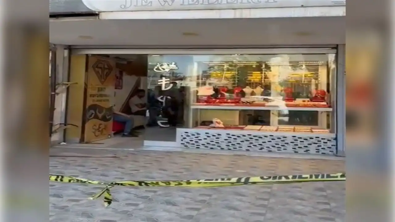 Kuyumcu dükkanına silahlı saldırı haberinin görseli