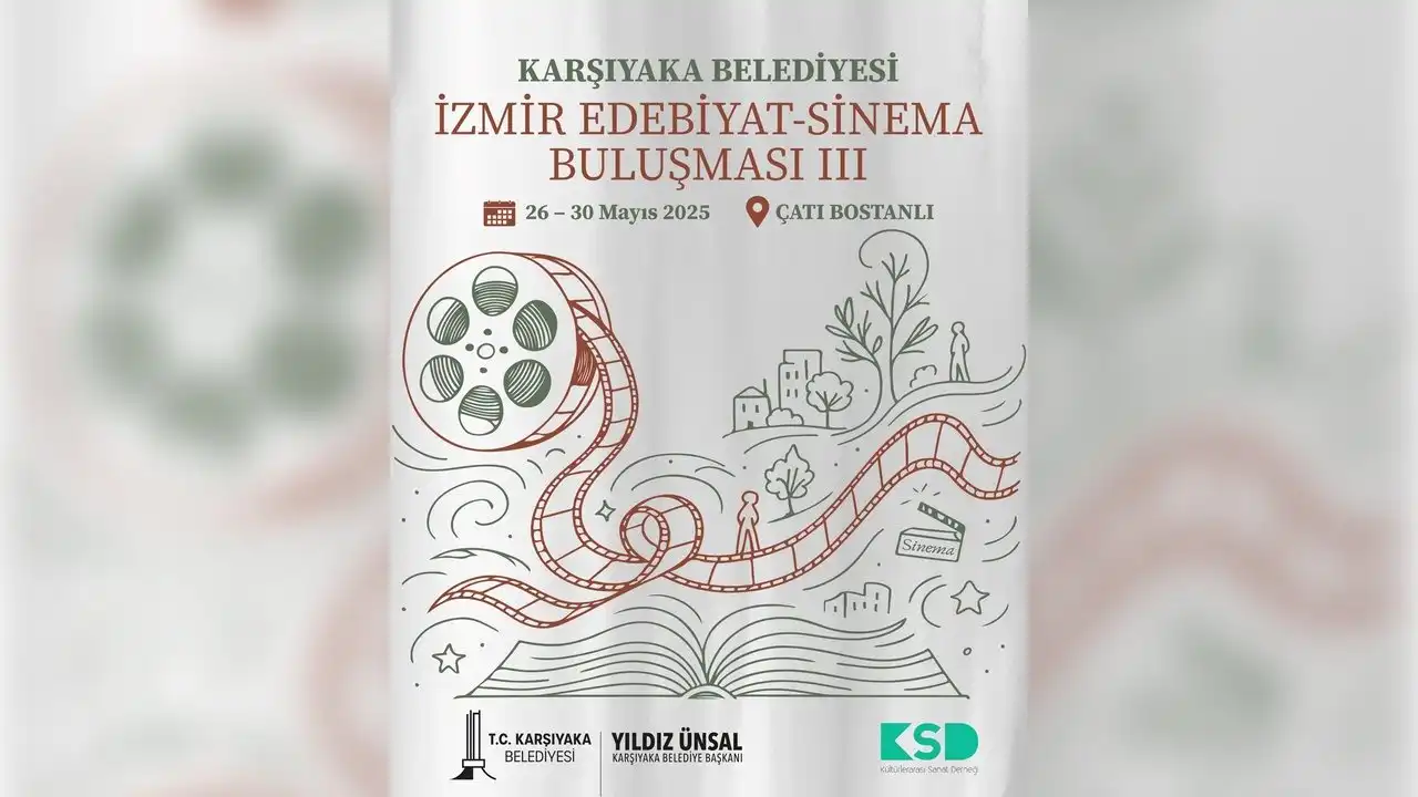 Karşıyaka'da 3'üncü İzmir Edebiyat ve Sinema Buluşması başlıyor haberinin görseli