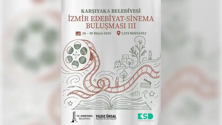 Karşıyaka'da 3'üncü İzmir Edebiyat ve Sinema Buluşması başlıyor