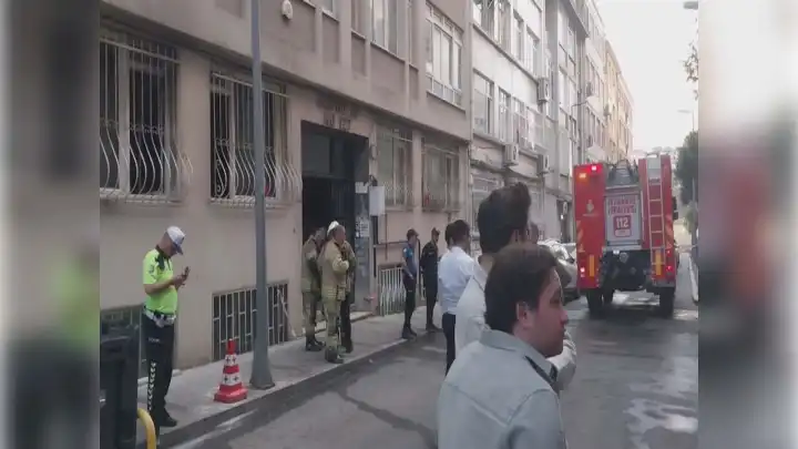 Şişli’de apartman dairesinde yangın