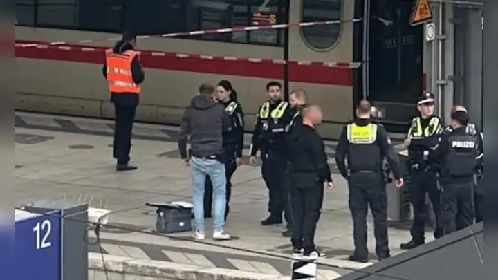 Almanya'da tren istasyonunda bıçaklı saldırı: Çok sayıda yaralı var