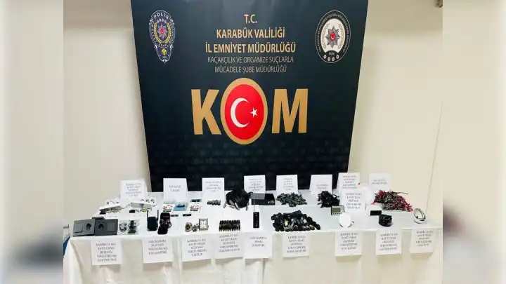 Karabük'te 'casus kamera' operasyonu