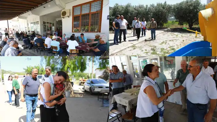 Başkan Sengel Barutçu ve Zeytinköy mahallelerini ziyaret etti