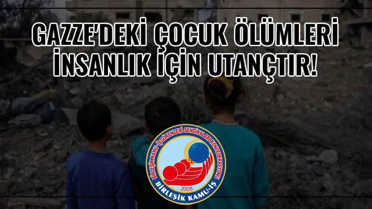 Birleşik Kamu-İş Konfederasyonu İzmir İl Başkanı Barış Düdü’den Gazze mesajı  haberinin görseli