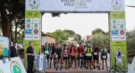 İzmir'de Efeler Yolu Ultra Trail yarışları başladı