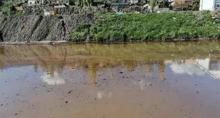 Kars Çayı'na akaryakıt karıştı