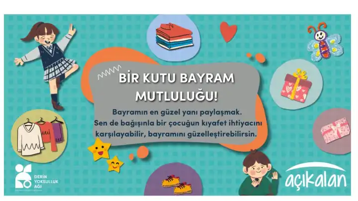 Bağış yap, umudu paylaş: Bir Kutu Bayram Mutluluğu 