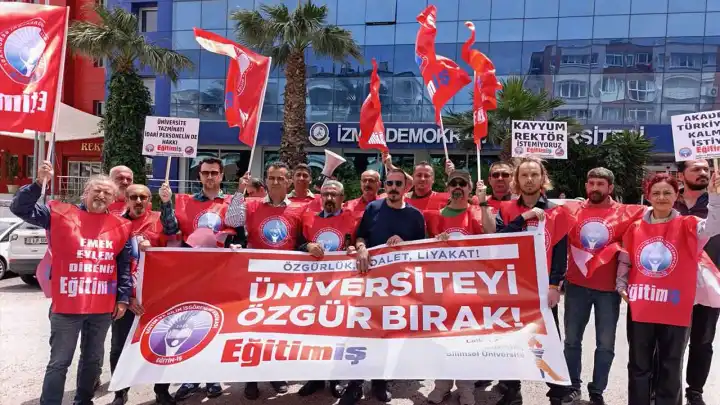Eğitim-İş İzmir 4 Nolu Yüksek Öğretim Şube: Özgür düşünce yerine itaat dayatılıyor haberinin görseli