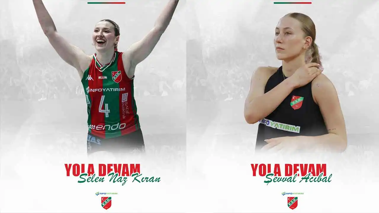 Karşıyaka, Selen Naz Kıran ve Şevval Acıbal ile yola devam ediyor haberinin görseli