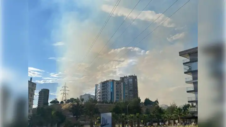İzmir'de yangın paniği