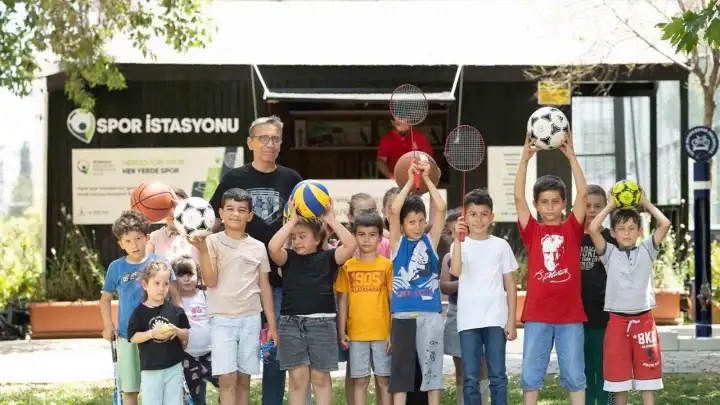 İzmir’de Spor İstasyonları'nın ikincisi Bornova’da açıldı  haberinin görseli