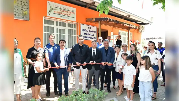 Cumhuriyet Kütüphanesi, İnönü Mahallesi'nde coşkulu bir törenle kapılarını açtı