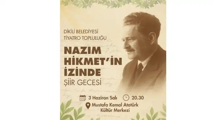Dikili’de Nazım şiirler ile anılacak