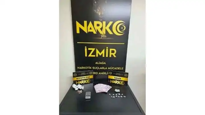 İzmir haber: Aliağa’da yasaklı madde operasyonu