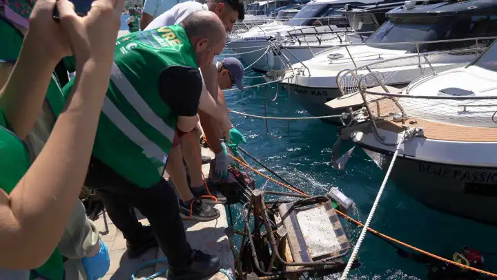 AK Parti İzmir'den Foça'da denizde dip temizliği!