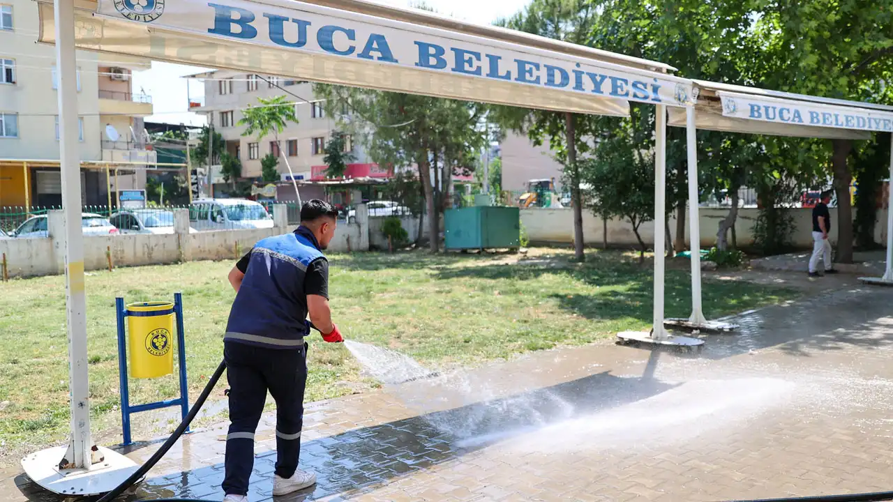 Buca'da bayram hazırlığı: Temizlik ve kurban denetimi yapıldı haberinin görseli