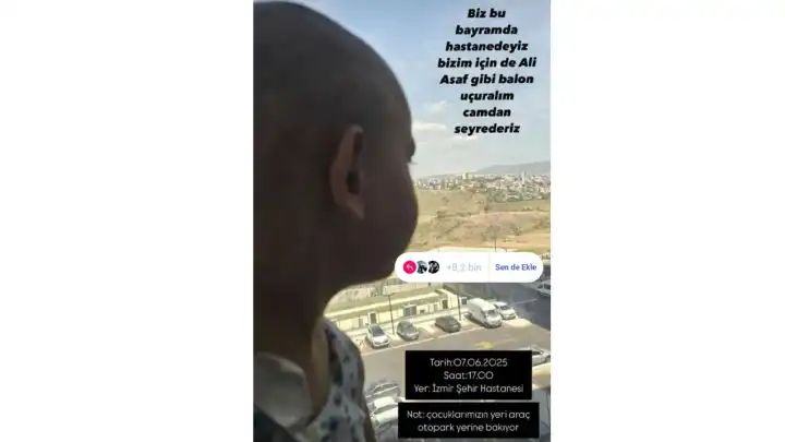 Onkoloji hastalarının çağrısı yürekleri ısıttı: Biz de Ali Asaf gibi balon uçurmak istiyoruz haberinin görseli