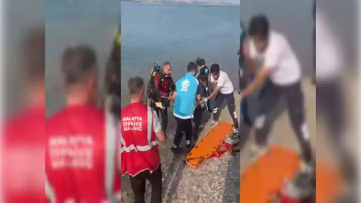 Serinlemek için girdiği gölde boğuldu!
