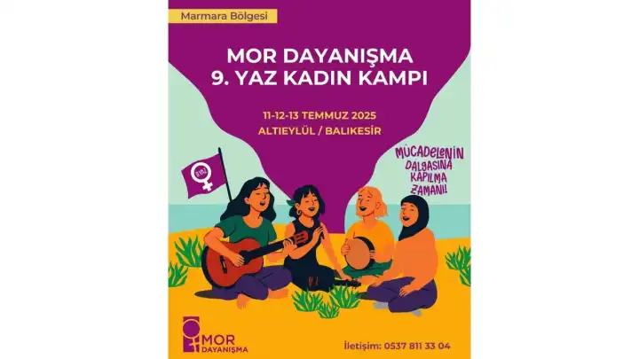 Mor Dayanışma’dan 9. Yaz Kadın Kampı 