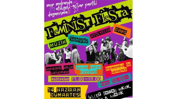 İzmir Mor Mekan Feminist Fiesta ile açılıyor