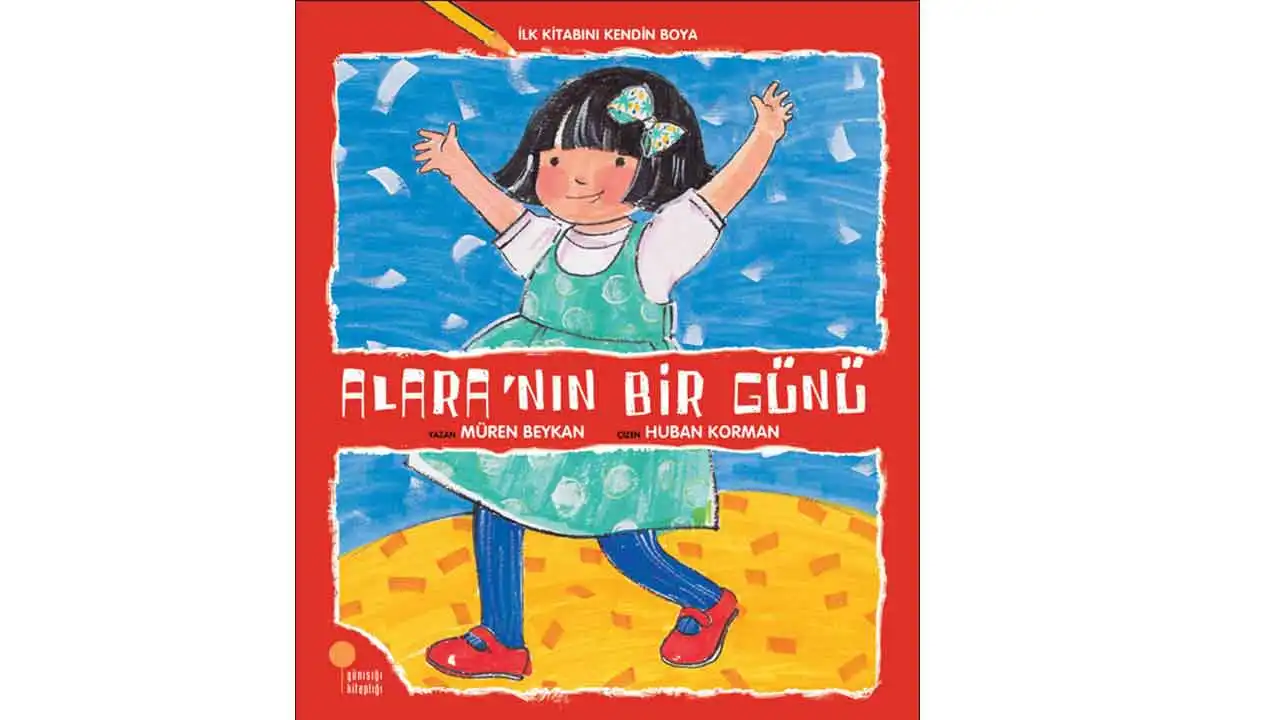 Hem okuma hem boyama: Alara'nın Bir Günü haberinin görseli