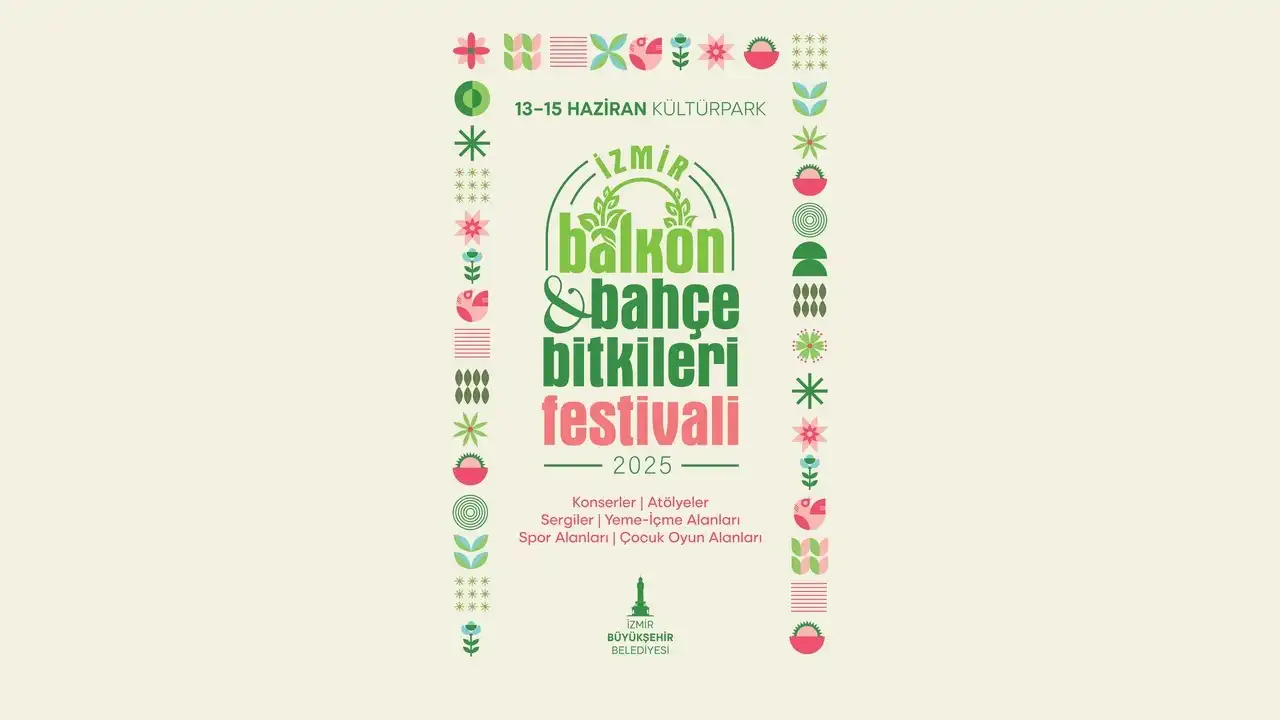 İzmir'de Balkon ve Bahçe Bitkileri Festivali haberinin görseli