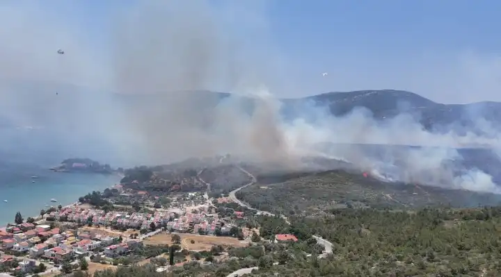 İzmir haber: Karaburun’daki yangın 6 saatte kontrol altında