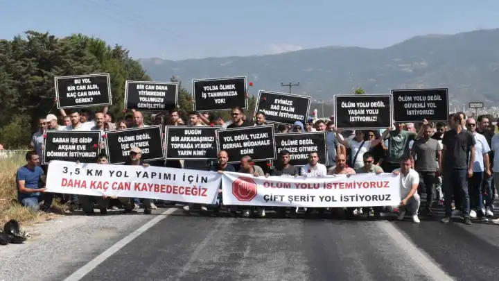 TOSBİ girişindeki tek şeritli yol bir can daha aldı: İşçiler tepkili