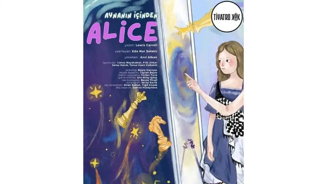 Alice’nin renkli dünyası sahneye taşınıyor haberinin görseli