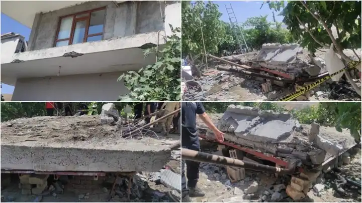 Batman'da balkon faciası: Ölü ve yaralılar var