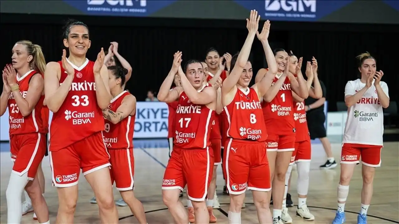 A Milli Kadın Basketbol Takımı İsviçre'yi mağlup etti haberinin görseli