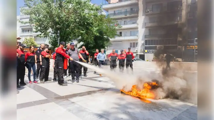 Balçova’da yangın tatbikatı