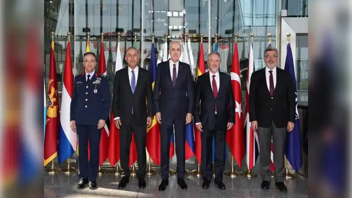 TBMM Başkanı Kurtulmuş, Türkiye’nin NATO Daimi Temsilciliği’ni ziyaret etti