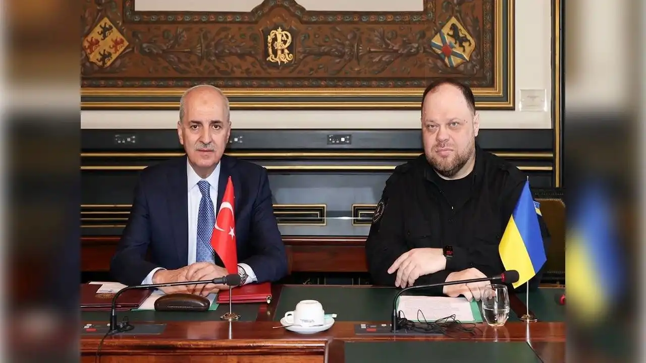 Kurtulmuş, Ukrayna Parlamentosu Başkanı Stefanchuk ile görüştü haberinin görseli