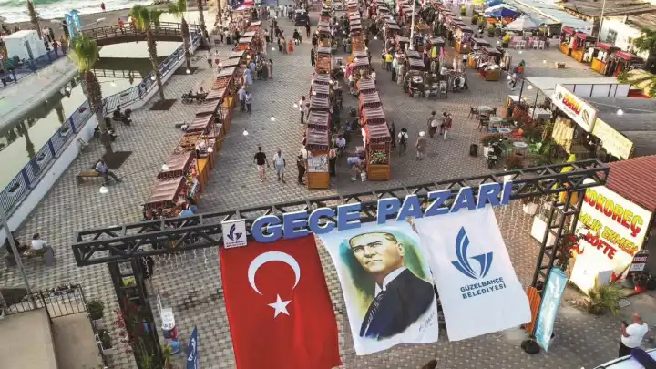 Güzelbahçe Gece Pazarı yenilendi