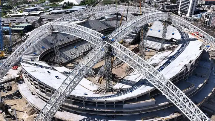 Dünyanın en uzun çelik çatılı 3'üncü stadyumu Ankara’dan yükseliyor