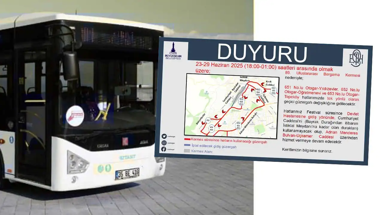 Uluslararası kermes ESHOT’un yolunu değiştirdi haberinin görseli