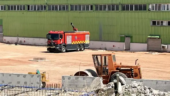 Kimya fabrikasında korkutan olay: Doğal gaz boru hattı delindi