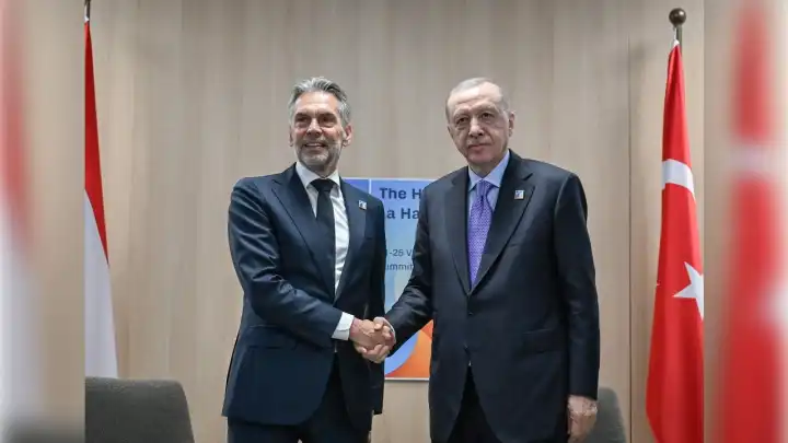 Cumhurbaşkanı Erdoğan Hollanda Başbakanı Dick Schoof’u kabul etti