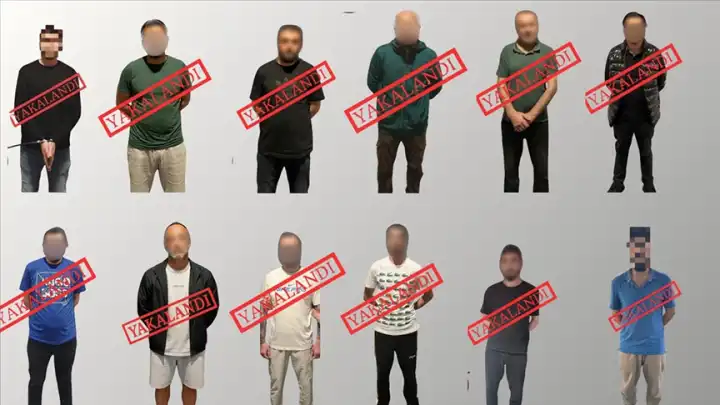Kırmızı bülten ve ulusal seviyede aranan 12 kişi Türkiye'ye getirildi