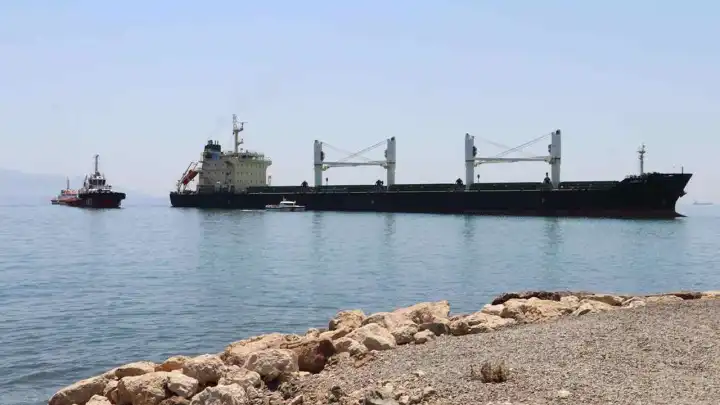 Tekirdağ Şarköy açıklarında kuru yük gemisi karaya oturdu