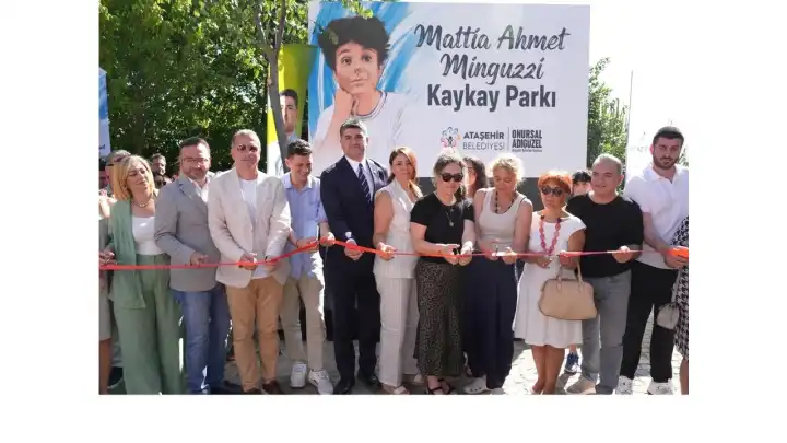 Ataşehir’de Mattia Ahmet Minguzzi’nin adı kaykay parkında yaşatılıyor