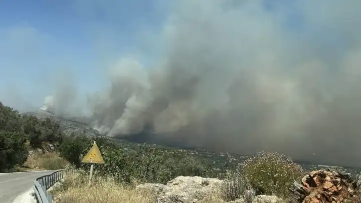 Sakız Adası'ndaki yangının çıkış nedeni belli oldu!