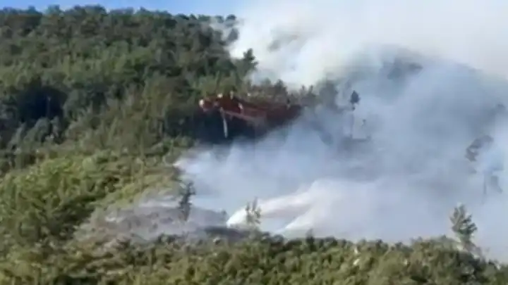 Antalya'da büyük orman yangını!