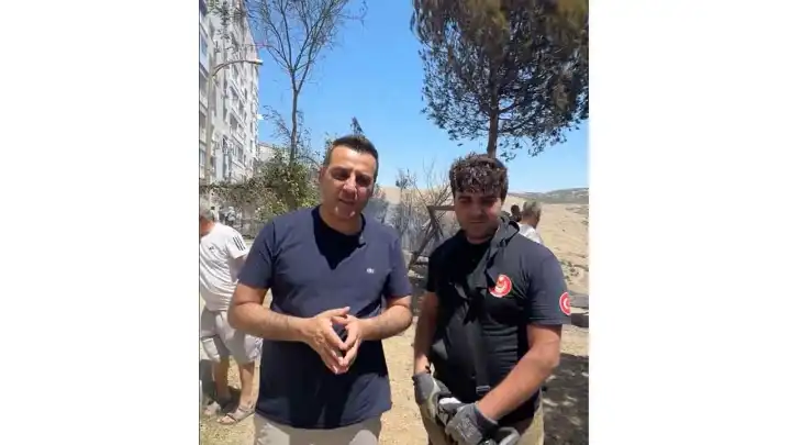 Çiğli’de yangın kontrol altına alındı